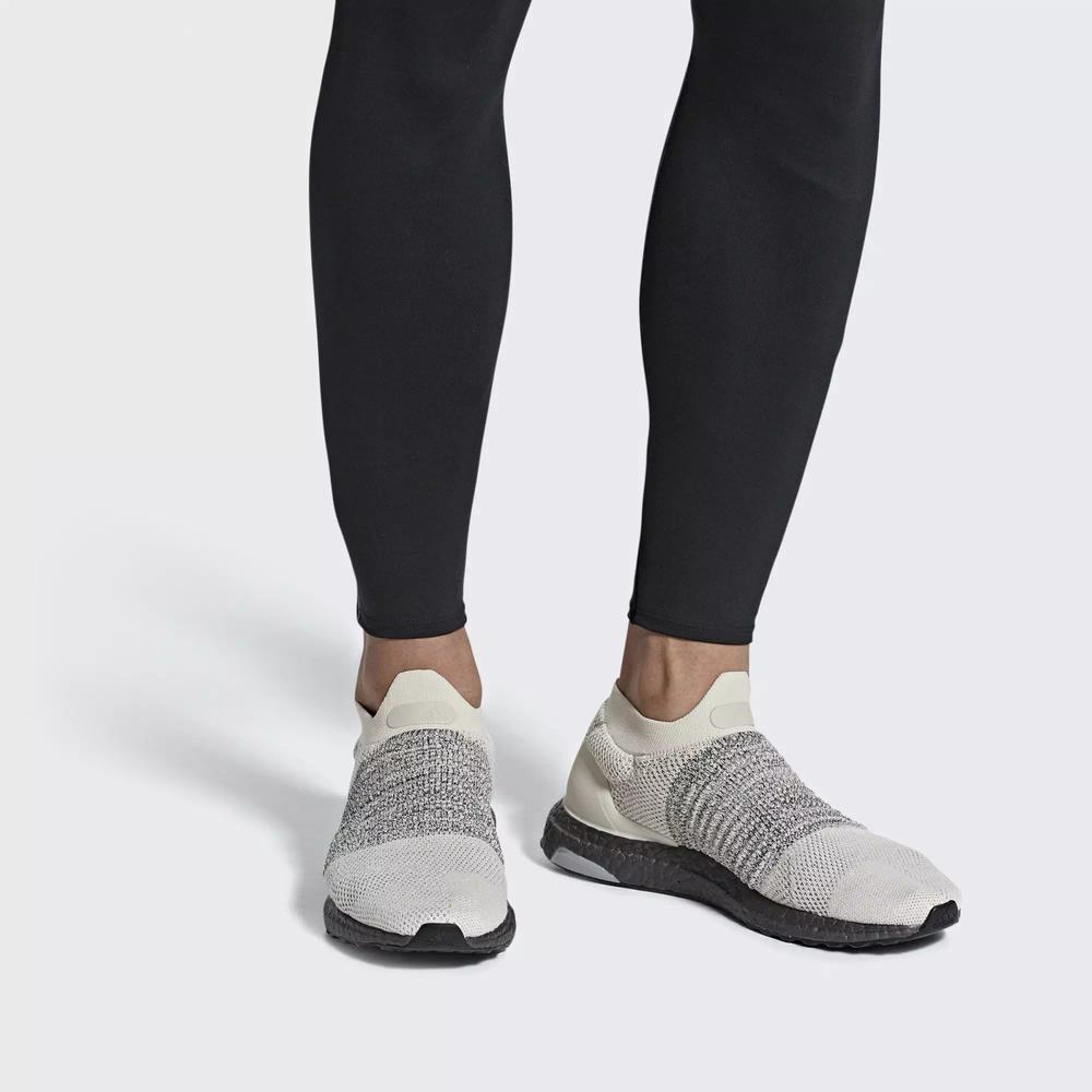Adidas Ultraboost Laceless Tenis Para Correr Beige Para Hombre (MX-75009)